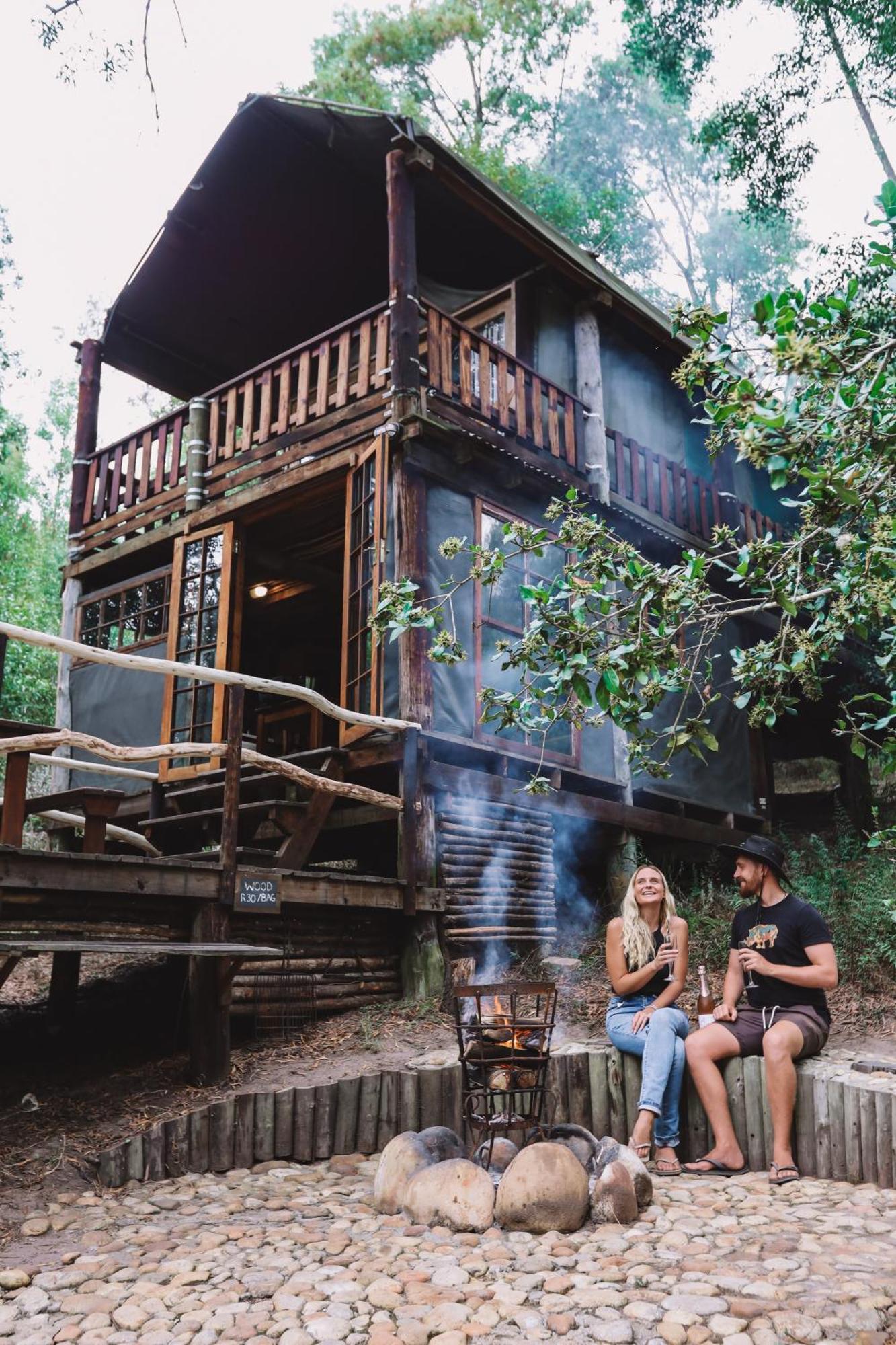 Fernhill Tented Treehouses Rheenendal Eksteriør bilde